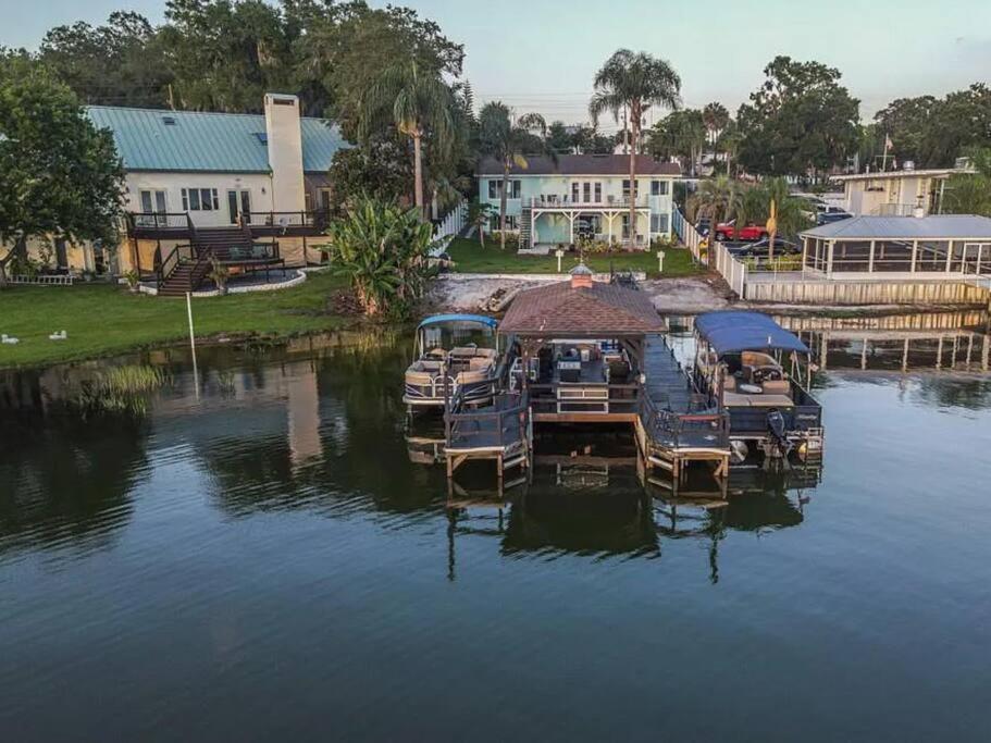 Lakefront Duplex With Pontoon Boat 2 Bedroom Home Mount Dora Exteriér fotografie